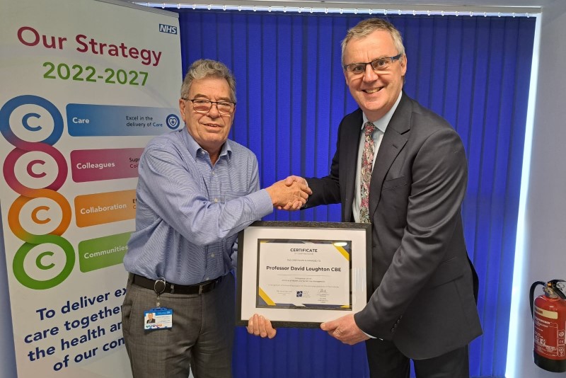 Latest News: Professor Loughton CBE and Jon Wilks