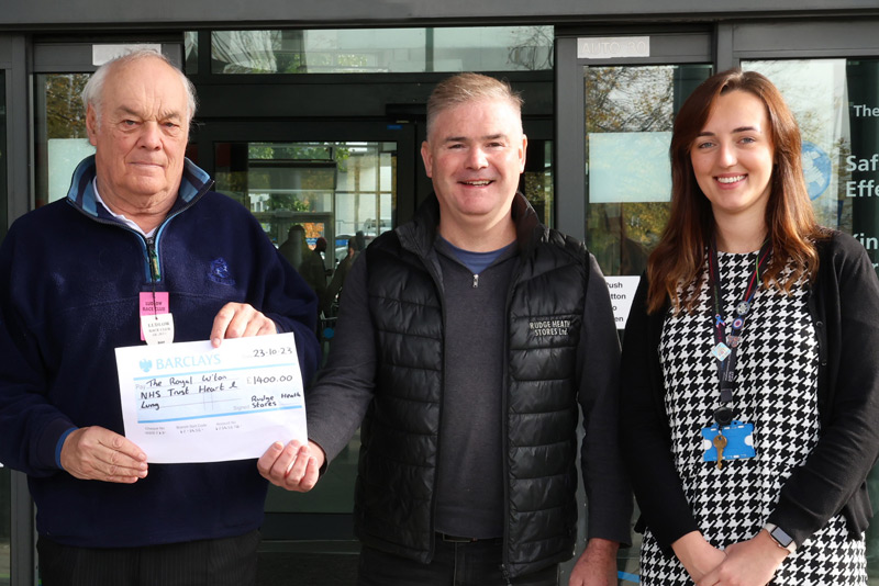 Latest News: Heart patient makes second charity donation