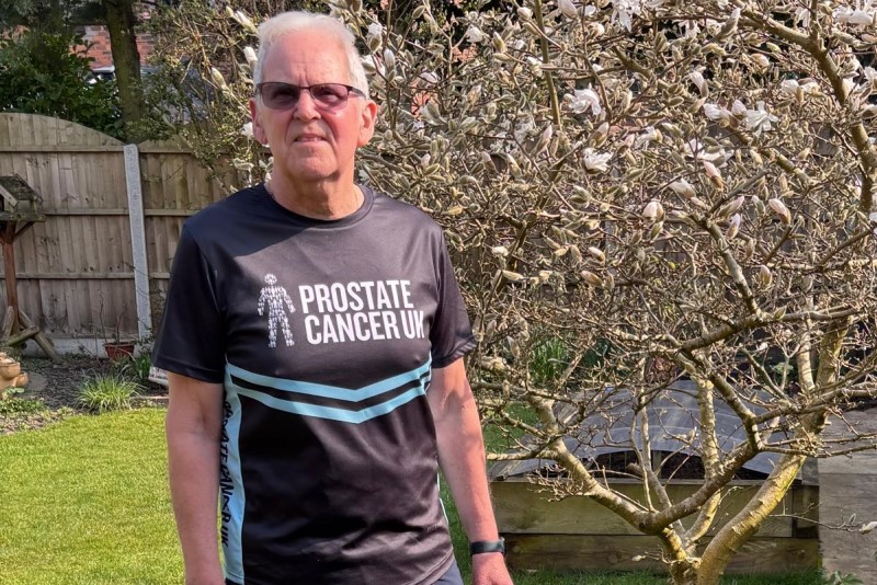 Keith promoting Prostate Cancer UK