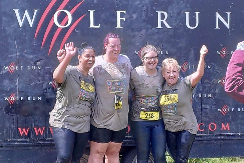 Children’s Ward staff after the Wolf Run