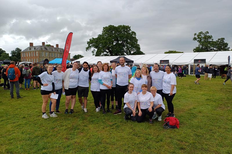 Children’s Ward staff before the Wolf Run