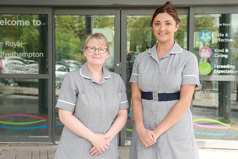 Caroline Dix and Faye Taylor