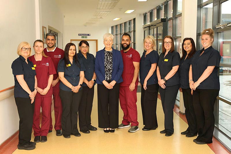 Ultrasound team, celebrating the turnaround
