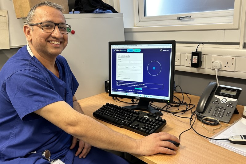 Manpreet Singh, Consultant Anaesthetist (Perioperative Medicine clinical lead)