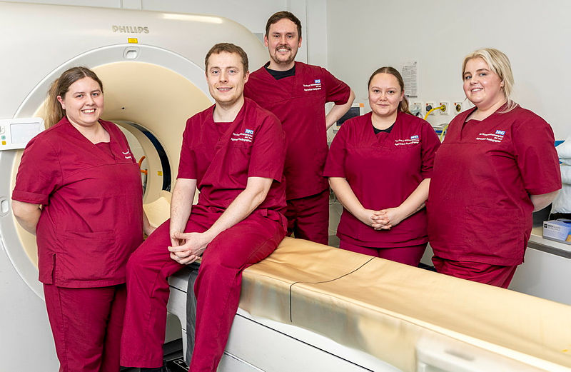 Latest News: Some of the first and second year Radiography apprentices