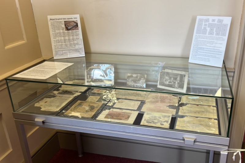 Royal Hospital Time Capsule Display