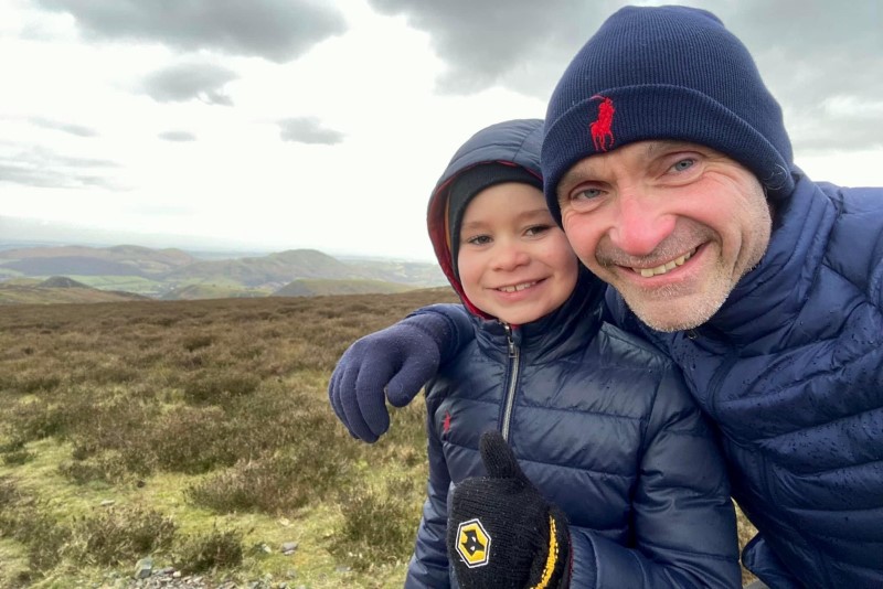 Latest News: Jon Madden with son Hughie